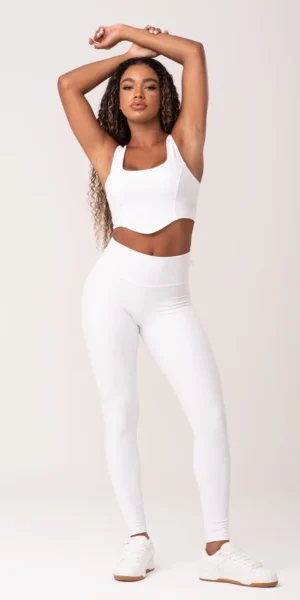 Legging Fitness Premium Branca